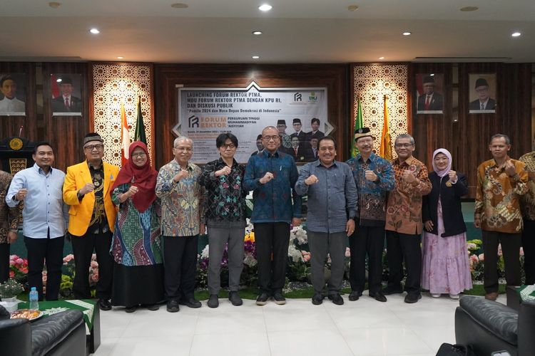 Perguruan Tinggi Muhammadiyah dan Aisyiyah resmi meluncurkan Forum Rektor di FISIP UMJ (21/12/2023).