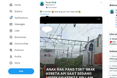 Penjelasan KAI soal Video Anak Tertabrak Kereta Saat Sedang Rekam Kereta Lain