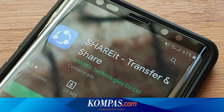 Aplikasi Shareit Di Android Rawan Dibajak Hacker Halaman All Kompas Com