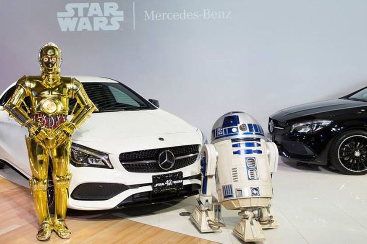 Mercedes-Benz CLA versi 40 tahun Star Wars