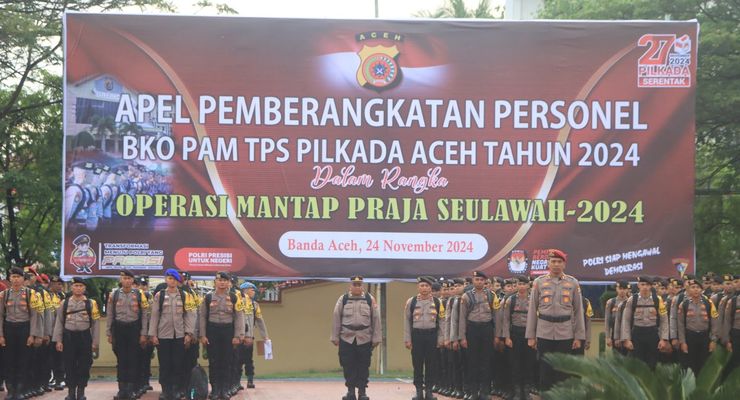 Polda Aceh Kerahkan 1.143 Personel Amankan TPS Pilkada 