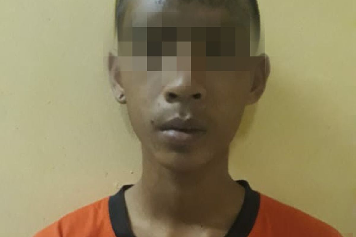 Salah satu pelaku penusukan di Tanjung Duren, Jakarta Barat yang ditangkap pada Kamis (8/8/2019).