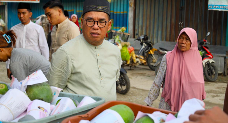 Meski Ada 15.000 Pekerja IKN, Harga Bahan Pokok di Pasar Petung Stabil