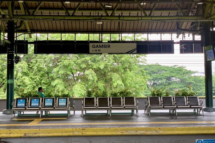 Stasiun Gambir, Jakarta Pusat, Kamis (27/11/2025).