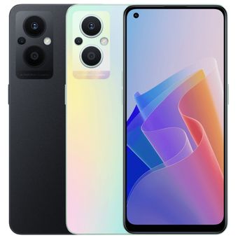 Oppo Reno7 Z 5G di Indonesia hadir dalam pilihan warna Cosmic Black (paling kiri) dan Rainbow Spectrum (tengah).