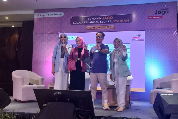 Edukasi Keuangan  “Semakin Jago Kelola Keuangan Secara Syariah” di Makassar, Sabtu (23/7/2022)