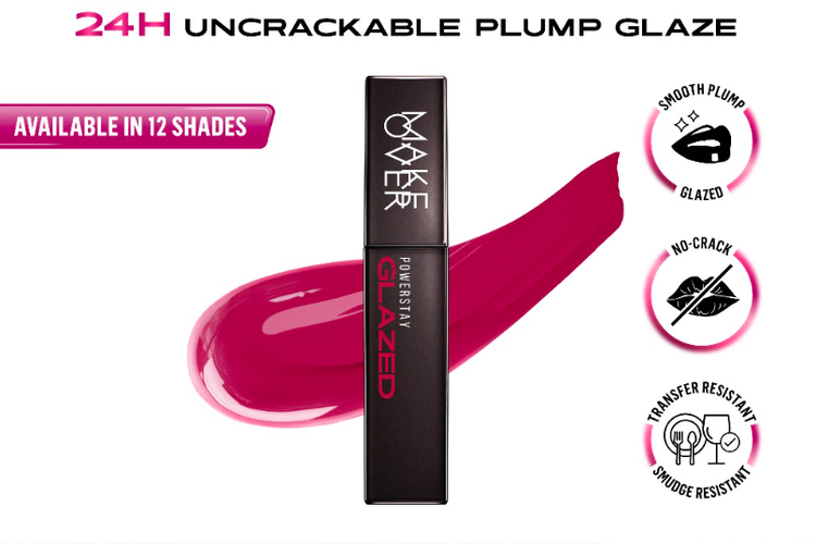 Make Over Powerstay Glazed Lock Lip Pigment, rekomendasi lipstik tahan lama
