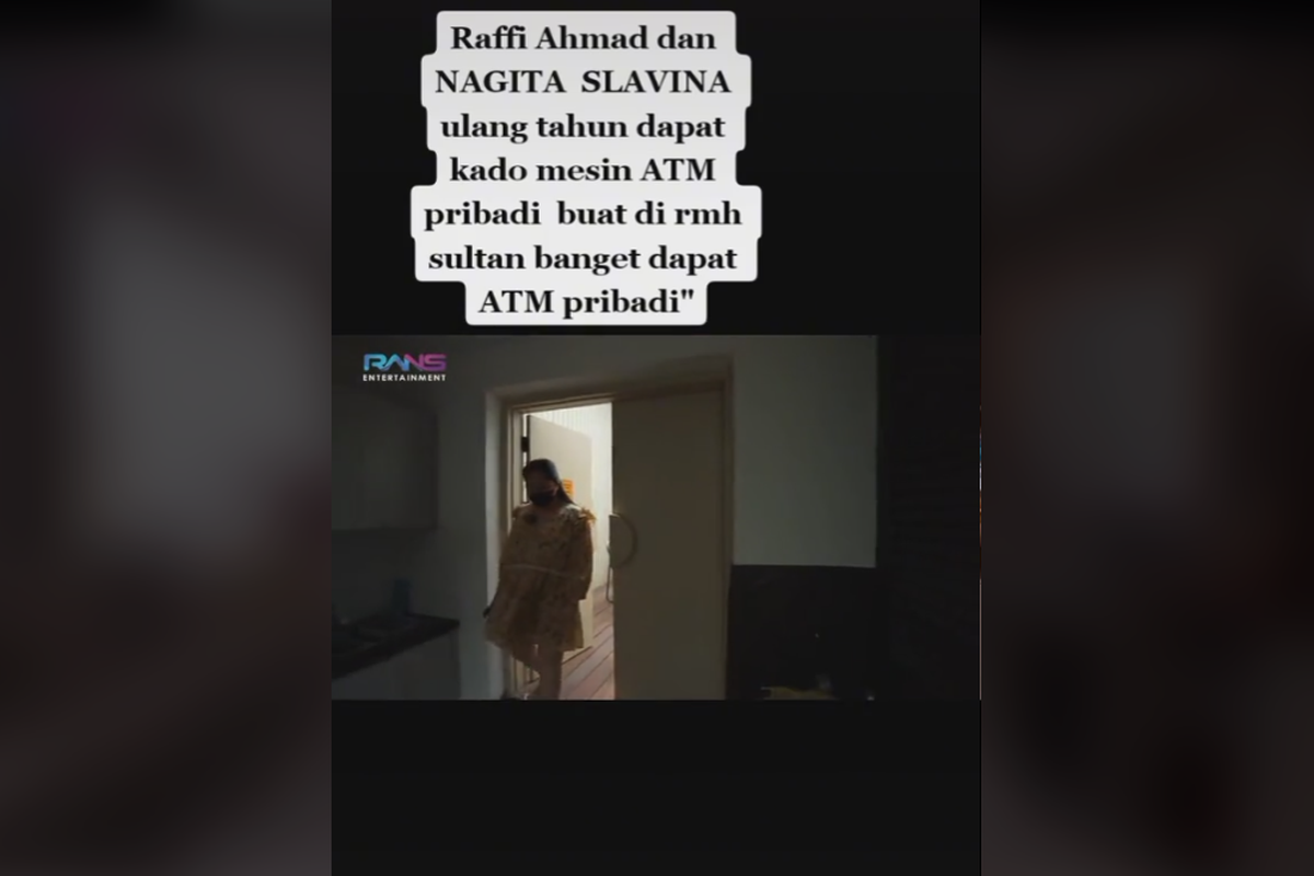 viral Raffi Nagita disebut dapat mesin ATM BNI