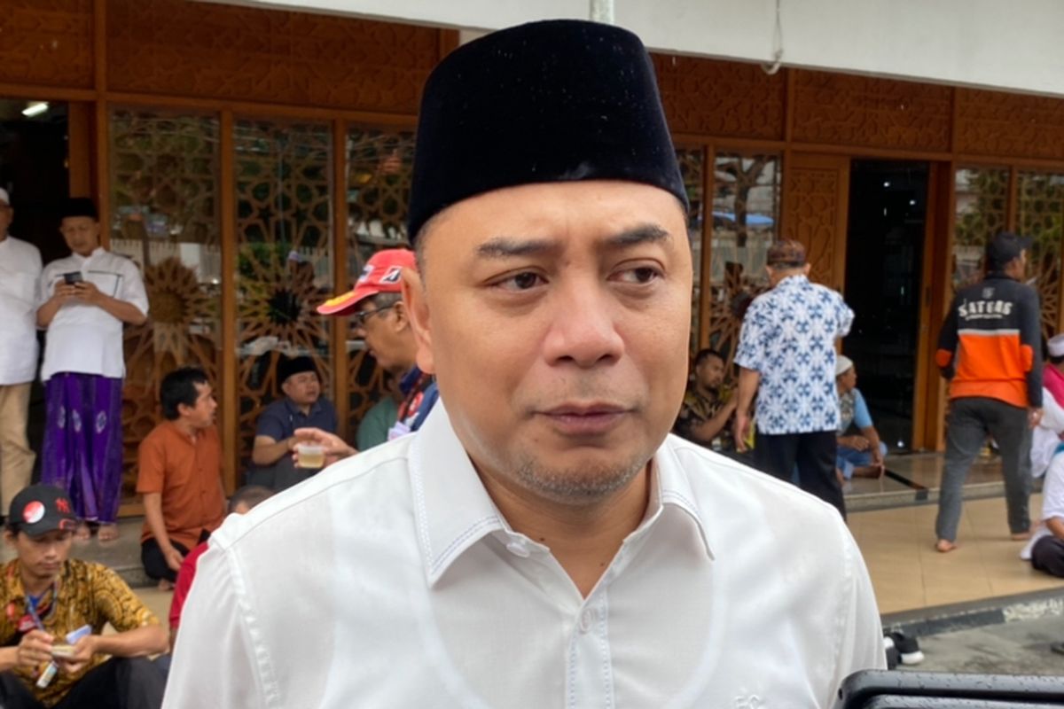 Wali Kota Surabaya, Eri Cahyadi, Jumat (14/2/2025).