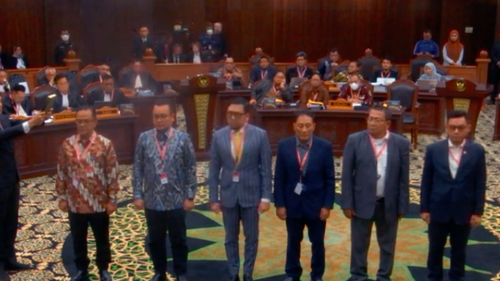 Kubu Prabowo-Gibran Datangkan Eks Wamenkumham hingga Pimpinan Komisi DPR di Sidang MK