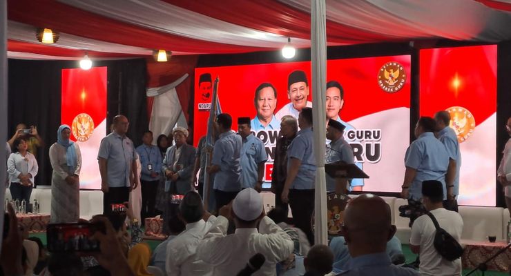 Habib Luthfi, Boy Rafli, dan Anak Ma'ruf Amin Deklarasi Dukung Prabowo-Gibran
