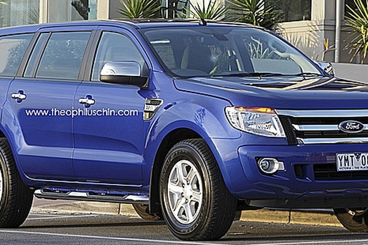 Rendering Ford Everest 2014 karya Theophiluschin