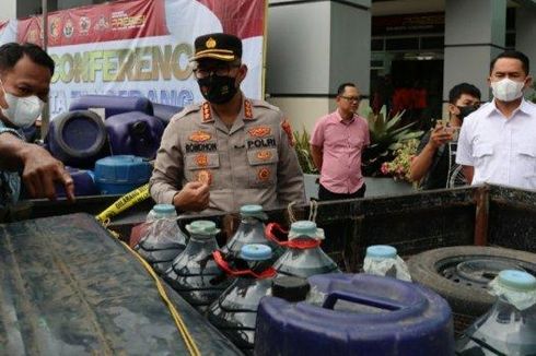 Timbun Pertalite 2,5 Ton di Tengah Isu Kenaikan Harga BBM, 4 Warga Tangerang Ditangkap
