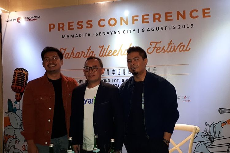 Jumpa pers Jakarta Weekday Festival di Jakarta, Kamis (7/8/2019).