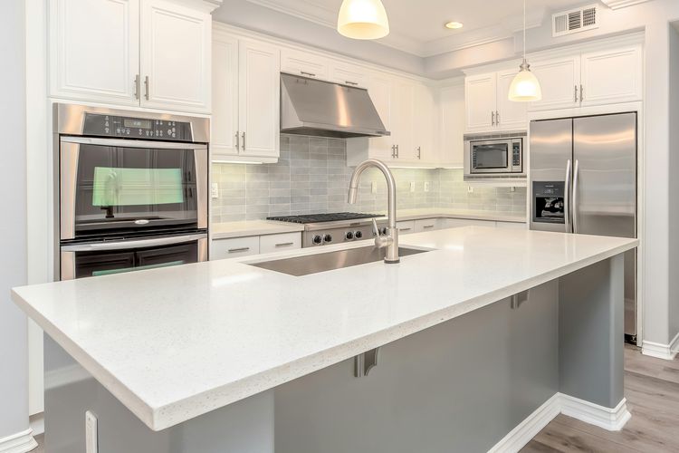 Ilustrasi dapur, ilustrasi kitchen island.