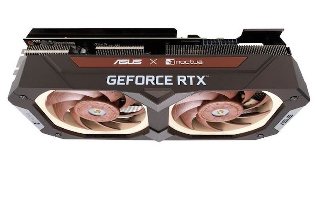 Gandeng Noctua, Asus perkenalkan kartu grafis GeForce RTX 3070 Noctua Edition.