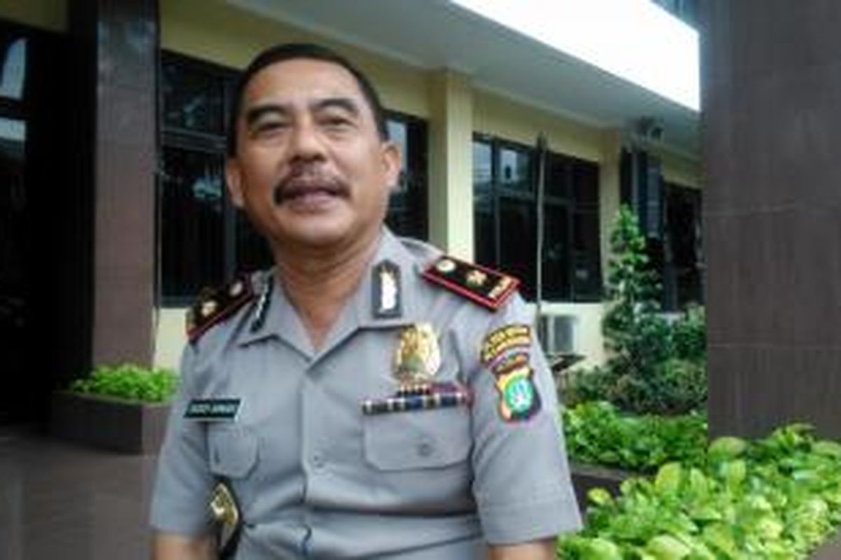 Kapolsek Pesanggrahan, Kompol Deddy Arnadi, di Mapolres Jakarta Selatan, Rabu (11/3/2015) sore.
