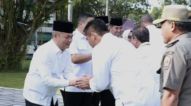 Halal Bihalal dengan ASN, Wabup Bangkalan Minta Kinerja Pegawai Tak Menurun Hingga Hemat BBM