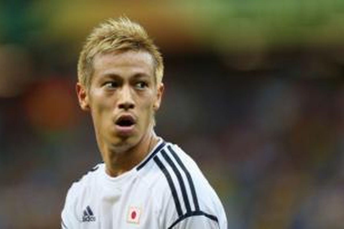 Gelandang serang CSKA Moskwa asal Jepang, Keisuke Honda.