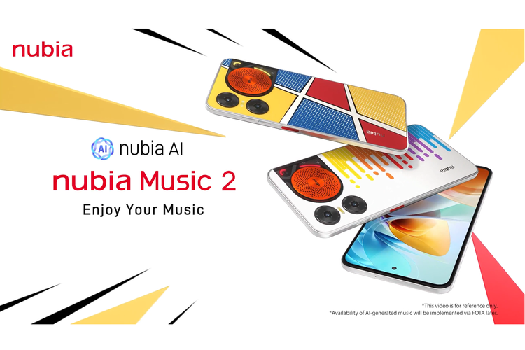 ZTE Nubia Music 2 resmi di Malaysia. Ponsel untuk pecinta musik ini dilengkapi speaker full-length, dukungan audio spasial, baterai 5.000 mAh, audio jack 3.5mm.