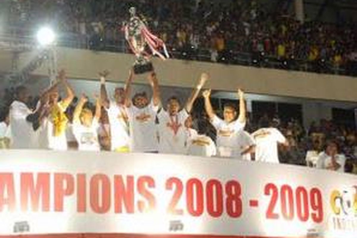 Tim Sriwijaya FC tampil sebagai juara Copa Dji Sam Soe Indonesia 2008-2009 mengalahkan Persipura pada malam final di Stadion Gelora Sriwijaya Jakabaring, Palembang, Sumsel, Minggu (28/6) malam. SFC mengalahkan Persipura 1-0. Pertandingan itu merupakan antiklimaks sepak bola Indonesia karena diakhiri dengan pemogokan para pemain Persipura.