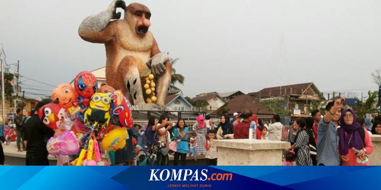 Patung Bekantan Ikon Baru Kota Banjarmasin Halaman All Kompas Com