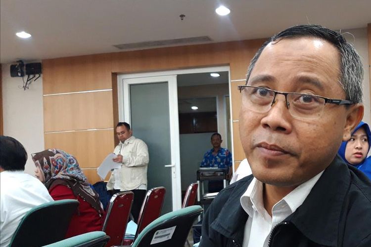Plt Kadis Lingkungan Hidup DKI Jakarta Andono Warih, di Gedung DPRD DKI Jakarta, Rabu (3/7/2019)