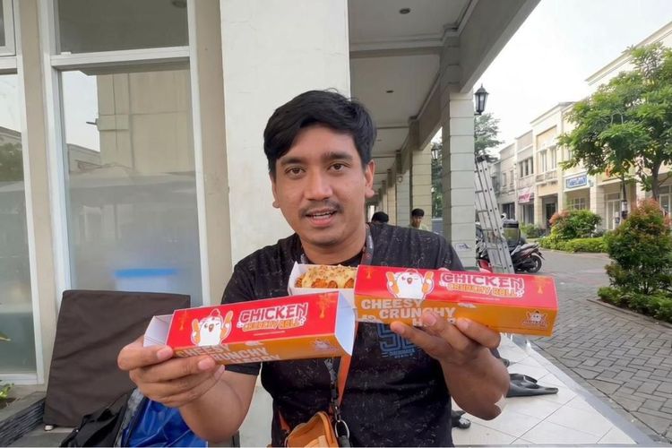 Jajan Enak Cuma Rp 9.000, Chicken Crunchy Roll di Sawangan Bikin Influenser Rela Antre
