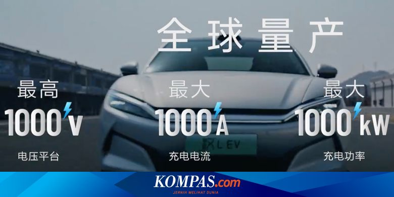 BYD Perkenalkan Teknologi Pengisian Daya Supercepat, Isi Penuh dalam 5 Menit untuk Jarak 400 Km