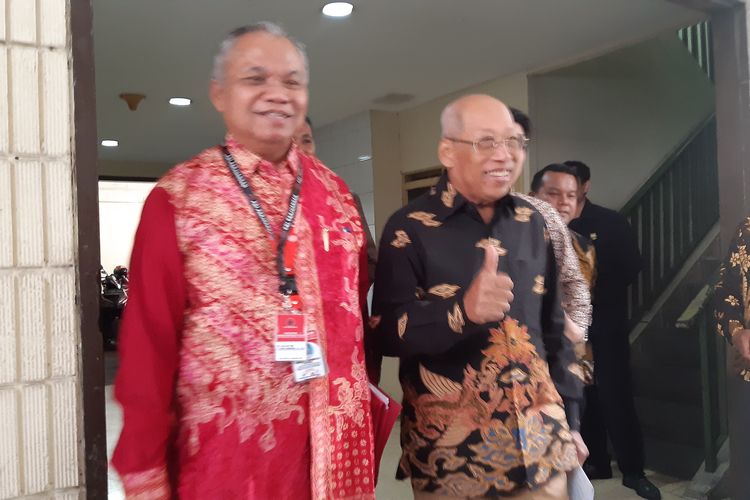 Ketua tim hukum PDI-P I Wayan Sudirta di gedung Dewan Pers, Jakarta, Jumat (17/1/2020).