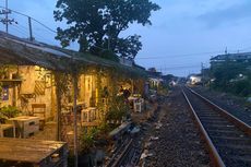 Sensasi Nongkrong Ditemani Kereta di Selak Kopi Malang, Seperti di Vietnam
