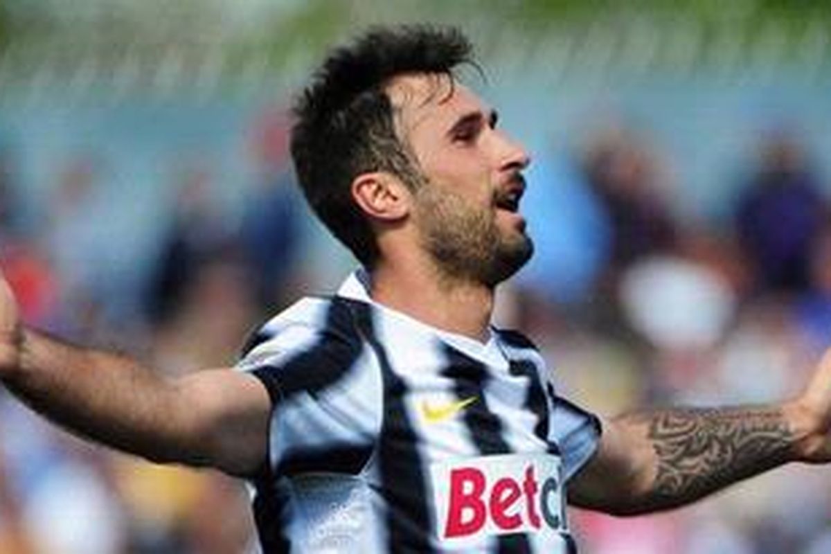 Penyerang Juventus, Mirko Vucinic.