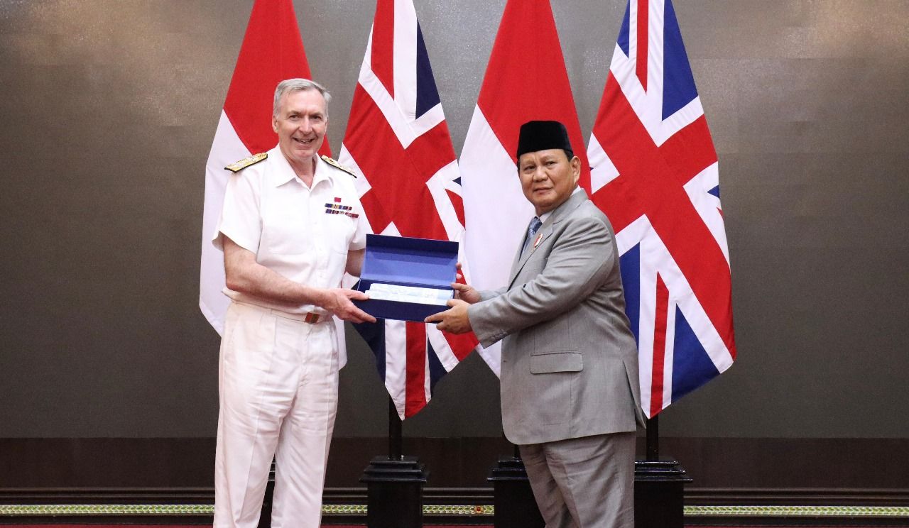 Terima Kunjungan Admiral Tony Radakin, Prabowo Sebut Inggris Kerabat Dekat dan Mitra Penting