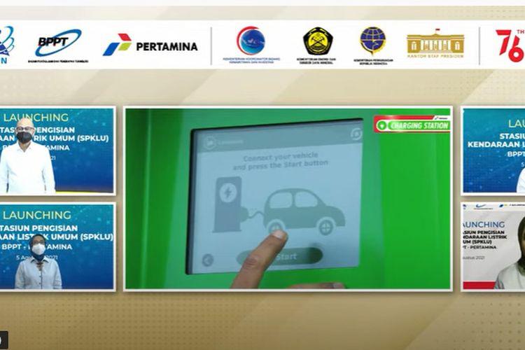 Peluncuran SPKLU BPPT dan Pertamina