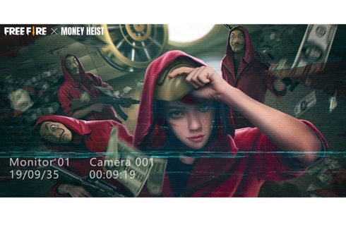 Kolaborasi dengan Serial Netflix Money Heist, Free Fire Hadirkan Mode Game dan Kostum Baru