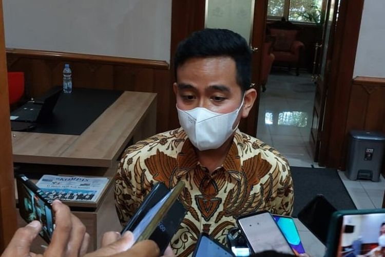 Wali Kota Solo Gibran Rakabuming Raka di Solo, Jawa Tengah, Senin (14/11/2022).