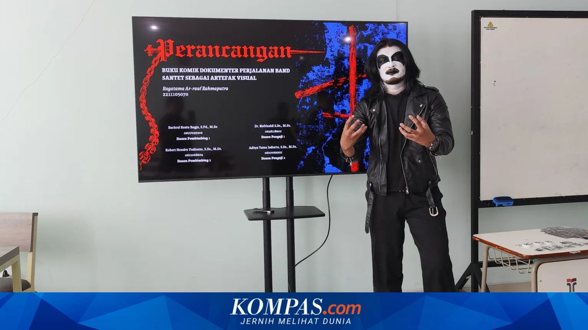 Mahasiswa Sidang Skripsi Pakai Kostum Black Metal, Ternyata Berawal dari Candaan Dosen