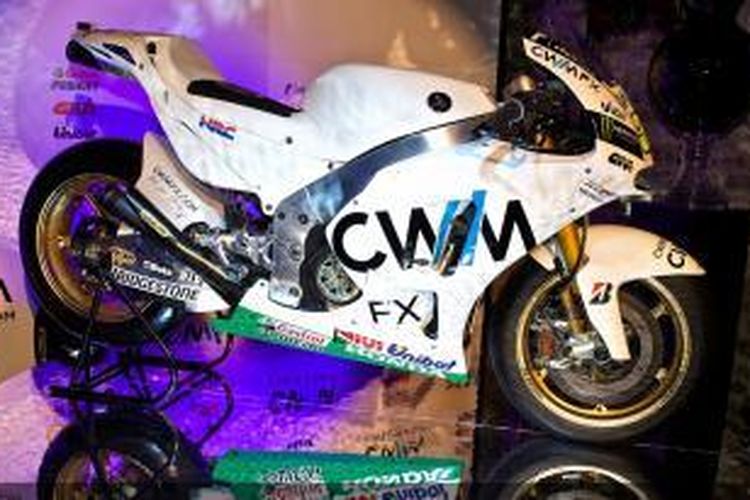 Motor tim CWM LCR Honda yang akan dipakai pada MotoGP 2015.