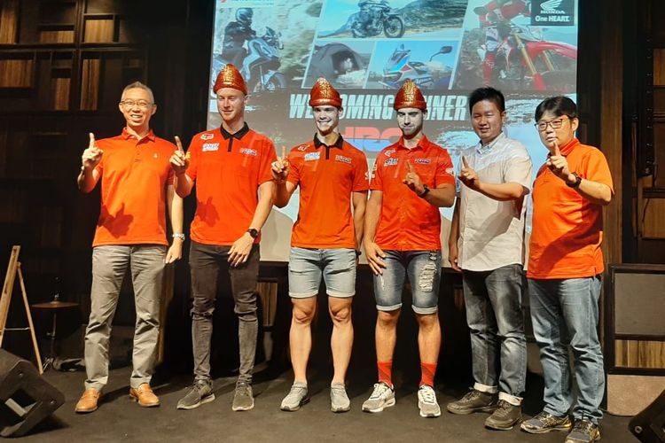 Tim HRC siap raih hasil positif pada seri ke-11 MXGP 2019 di Palembang.
