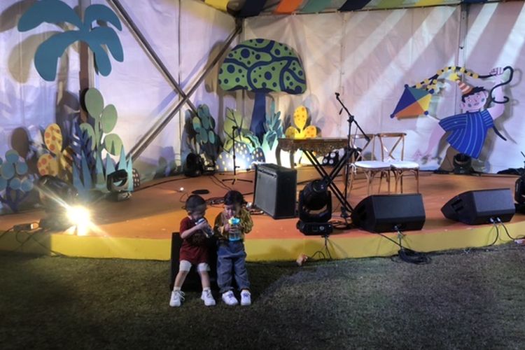 Area bermain anak atau White Peacock di Joyland Festival 2022, Minggu (6/11/2022)