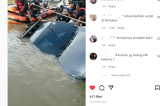 Video Viral Evakuasi Mobil 7 Penumpang yang Tenggelam di Sungai Tabalong