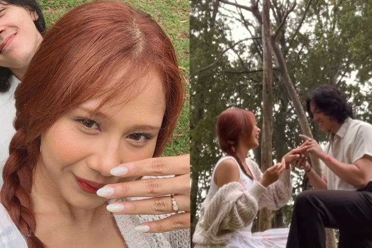 Nadin Amizah Bagikan Momen Romantis Saat Dilamar Faishal Tanjung 