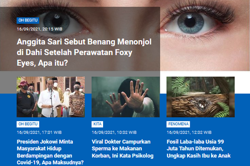 [POPULER SAINS] Treatment Foxy Eyes | Kasus Dokter Campurkan Sperma ke Makanan Korban