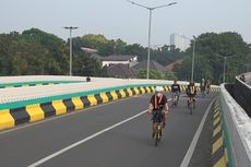 Pesepeda Dominasi Pengunjung CFD di Jalan Layang Antasari