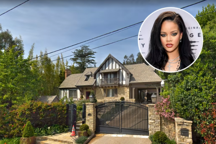 Rumah milik penyanyi Rihanna di Los Angeles, Amerika Serikat