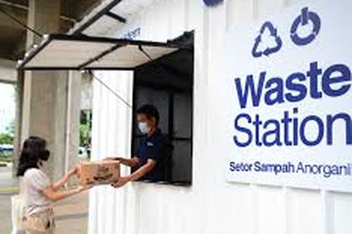 Ilustrasi Waste Station