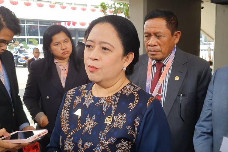 Ketua DPP PDI-P sekaligus Ketua DPR Puan Maharani di Kompleks Parlemen Senayan, Jakarta, Rabu (9/8/2023).