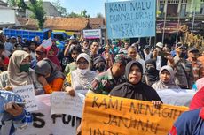 Dituding Selingkuh, Kades Lengkong Banjarnegara Didemo Ratusan Warganya Diminta Mundur