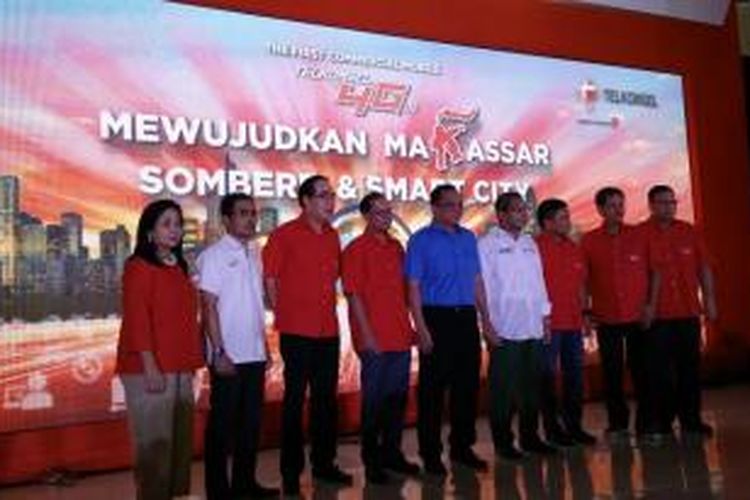 Peresmian 4G LTE Telkomsel di Makassar.