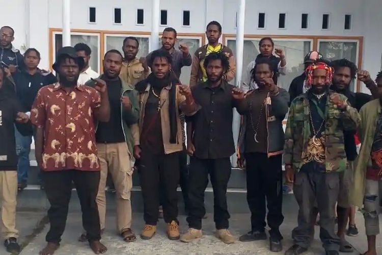 Massa Aksi di Wamena Desak Pemerintah Tarik Pasukan Non-Organik dan Buka Akses PBB